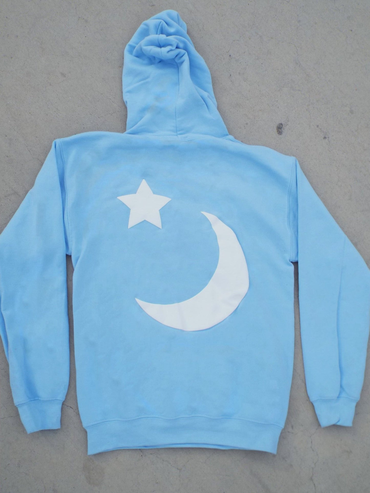 Light Blue Sleepers Puff Print Hoodie